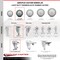 Service Caster 3.5 Inch SS Thermoplastic Rubber Wheel Top Plate Caster Set with 2 Brake 2 Rigid SCC-SS20S3514-TPRB-TLB-2-R-2 - alternate 3